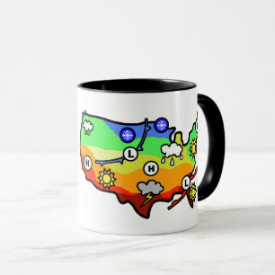 US-Prognosen zur Karte und Tasse des Namens