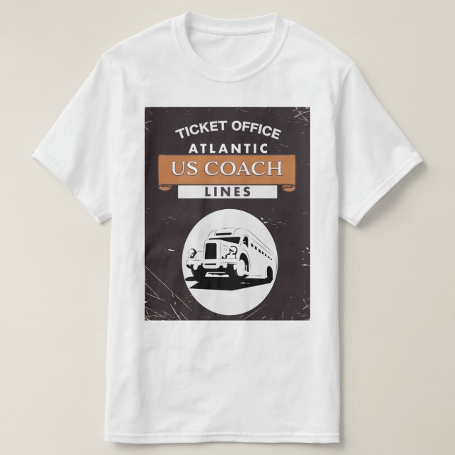 US-Reiseplakat T-Shirt (Design vorne)