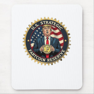 US-Reserve für strategische Fartcoins Crypto Trump Mousepad