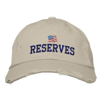 US-Reserven für bestickten Hut