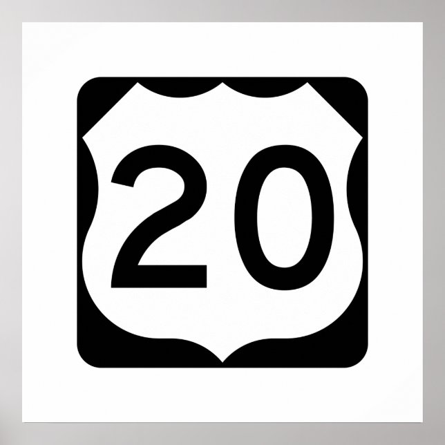 US-Route 20 Poster (Vorne)