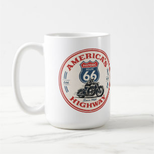 US Route 66 Die Mutterstraße historische Autobahn Kaffeetasse