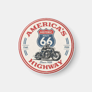 US Route 66 Die Mutterstraße historische Autobahn Magnet