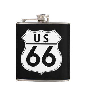 US Route 66 Liquor Flask Flachmann