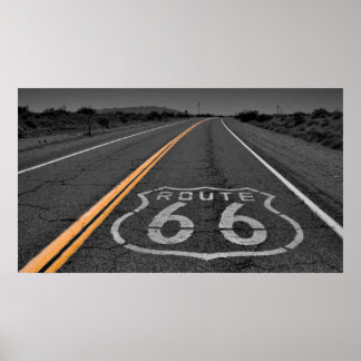 US-Route 66 Poster