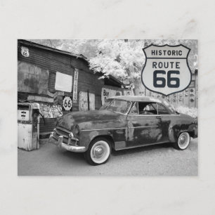 US Route 66 Reise-Fotokarte  Postkarte