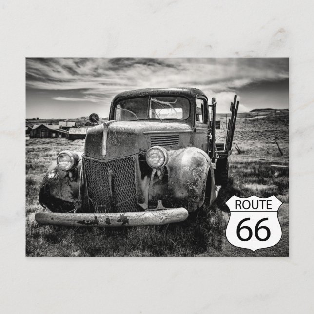 US-Route 66 Reise Postkarte (Vorderseite)