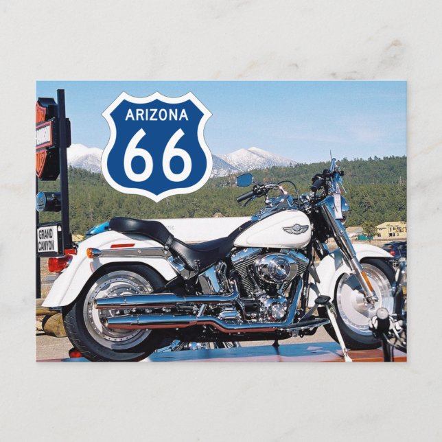 US-Route 66 Reise Postkarte (Vorderseite)