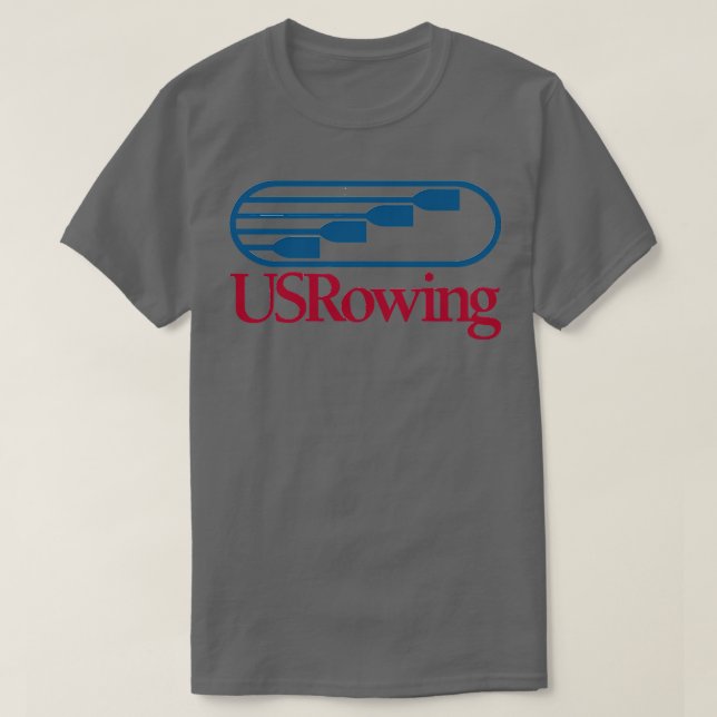 US Rowing white T-Shirt (Design vorne)