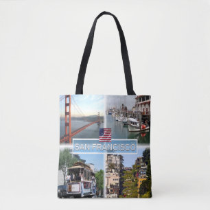 US San Francisco - Golden Gate Bridge - Cable Car. Tasche