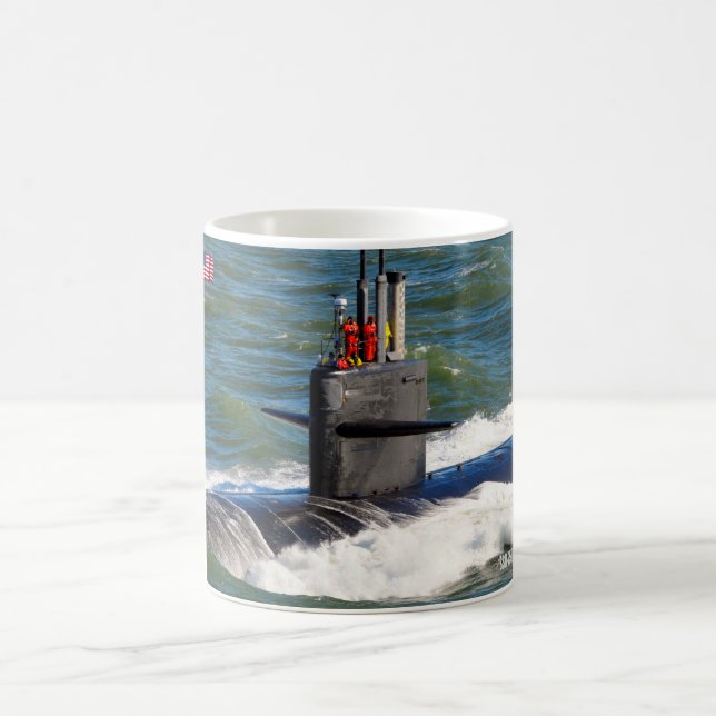 US-SCHNELLER ANGRIFF SUBMARINE - SSN-750-Tasse Kaffeetasse (Mittel)