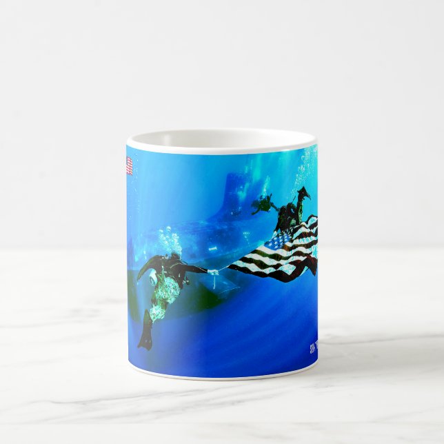 US-SCHNELLER ANGRIFF SUBMARINE - SSN-778-Tasse Kaffeetasse (Mittel)