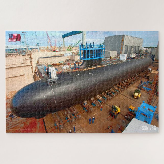 US-SCHNELLER ANGRIFF SUBMARINE - SSN-783 (20x30 IN (Horizontal)