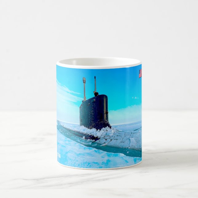 US-SCHNELLER ANGRIFF SUBMARINE - SSN-786-Tasse Kaffeetasse (Mittel)