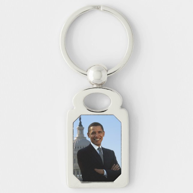 US Senator, 44th American President Barack Obama Schlüsselanhänger (Vorderseite)