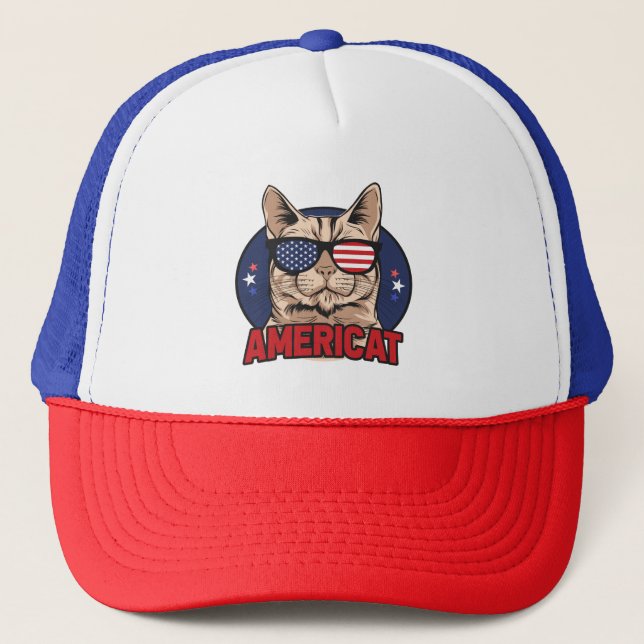 US-Shirt | Americat Shirt | Shirt der Freiheit Truckerkappe (Vorderseite)