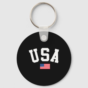 US-Shirt Männer Frauen Kinder amerikanische Flagge Schlüsselanhänger
