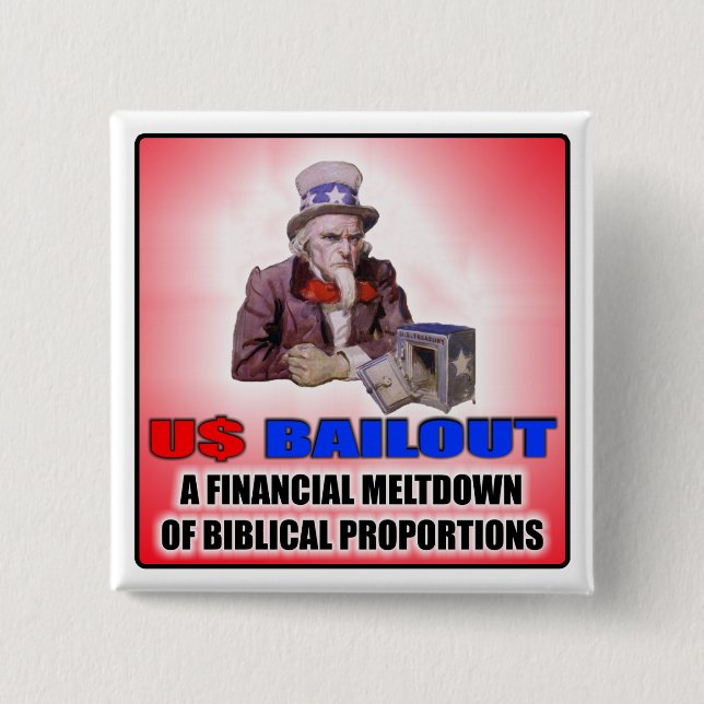 US-Sicherheitsleistungs-Knopf Button (Vorderseite)