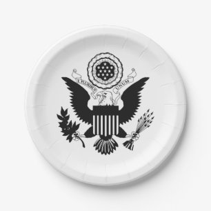US-Siegel Pappteller