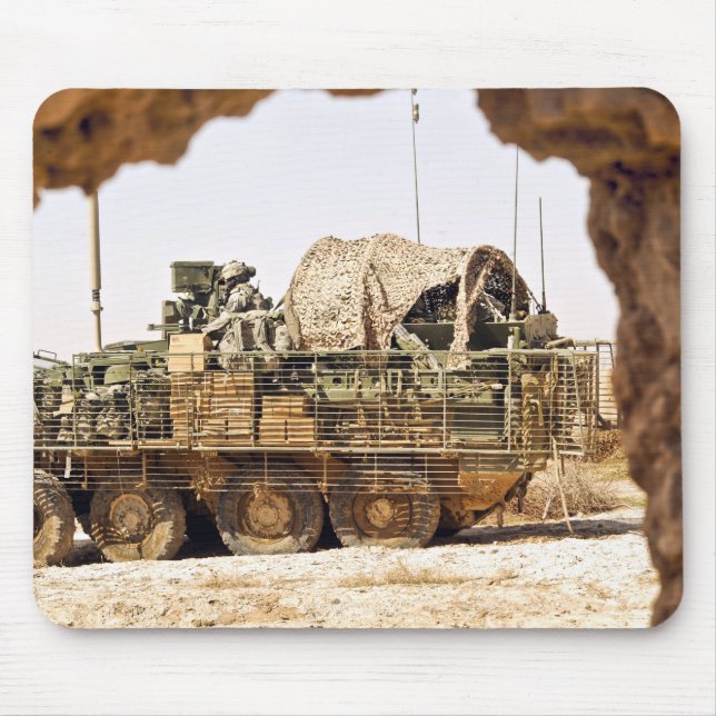 US-Soldaten führen Kampfpatrouillen in Afghanistan Mousepad (Vorne)