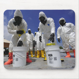 US-Soldaten vom 457. chemischen Bataillon Mousepad