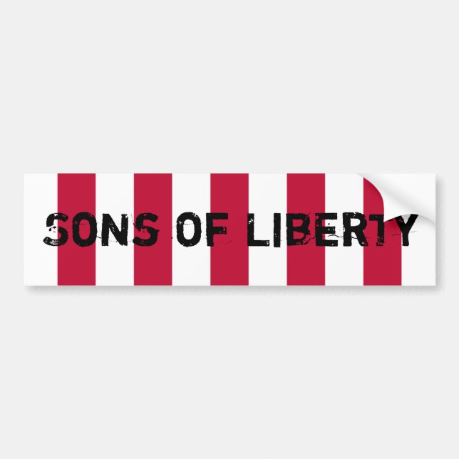 US_Sons_OfLiberty_9Stripes_Flag, Söhne der Autoaufkleber (Vorne)