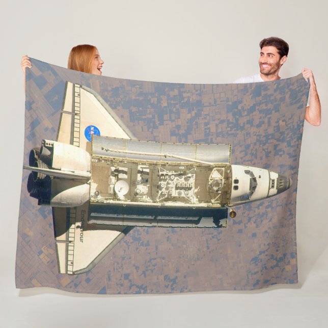 US SPACE SHUTTLE ENDEAVOR FLEECEDECKE (Beispiel)