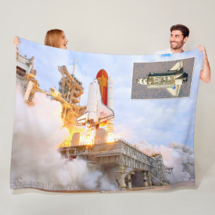 US SPACE SHUTTLE ENDEAVOR FLEECEDECKE