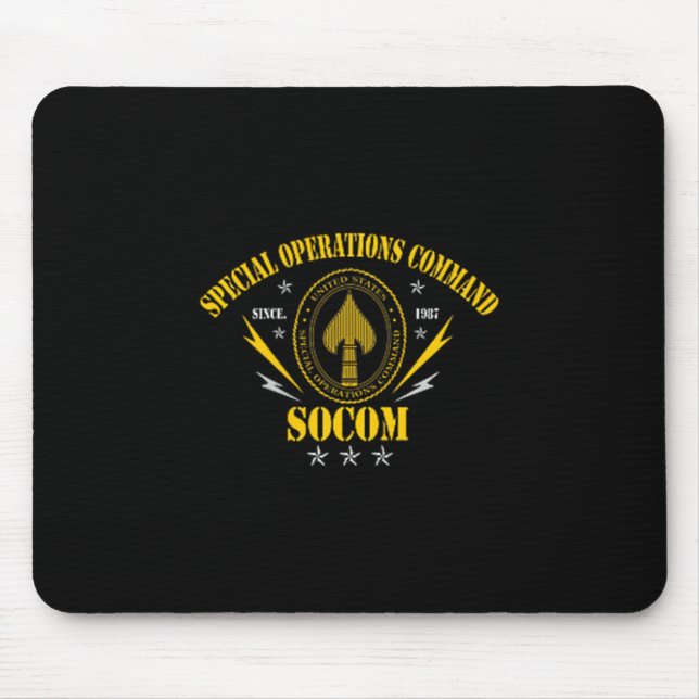 US Special Operations Command Socom Patriotic Vete Mousepad (Vorne)