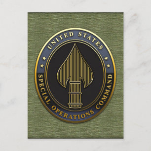 US-Spezialeinsatzkommando Postkarte