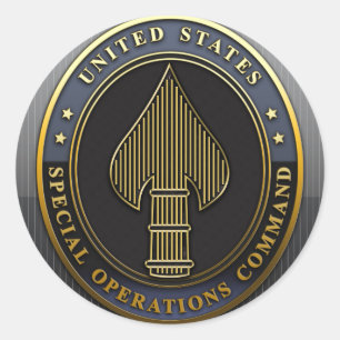 US-Spezialeinsatzkommando Runder Aufkleber