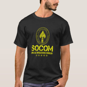 US-Spezialeinsatzkommando SOCOM Patriotischer Vete T-Shirt