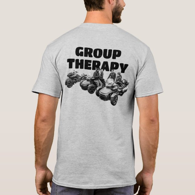 US Spyder Ryders - Gruppentherapie T-Shirt (Rückseite)