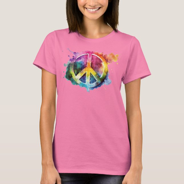 US Spyder Ryders - Symbol Peace Sign T-Shirt (Vorderseite)
