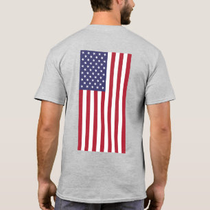 US Spyder Ryders - USA - Vertikale Flagge T-Shirt