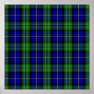 US-Staat Tartan - Louisiana - Digitaler Download Poster