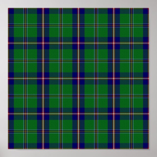 US-Staat Tartan - Washington - Digitaler Download Poster (Vorne)