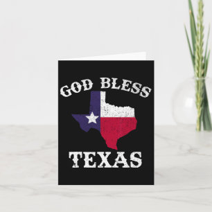 US-Staat Texas Flag Texan God Bless Texas Karte