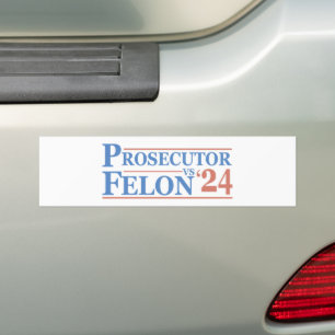 US-Staatsanwalt Vs Felon American Election 2024 T  Autoaufkleber