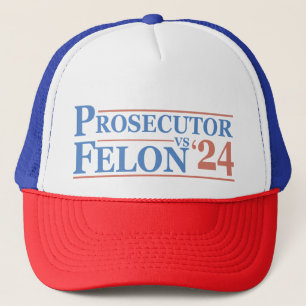 US-Staatsanwalt Vs Felon American Election 2024 T Truckerkappe