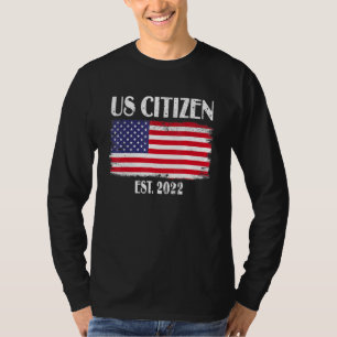US-Staatsbürgerschaft Dekoration amerikanischer ne T-Shirt
