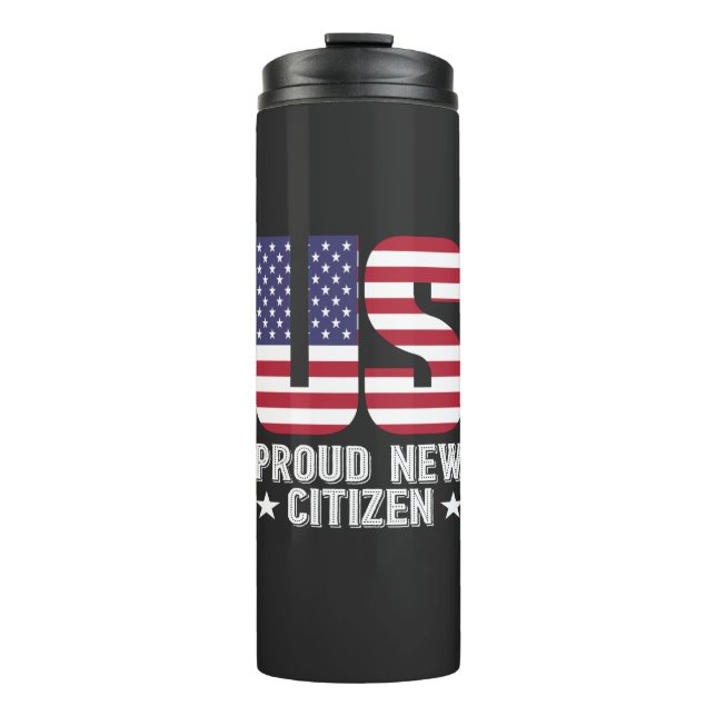 US-Stolz als neuer Bürger, Geschenke für amerikani Thermosbecher (Vorderseite)