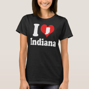 US Stolz Citizen America Liebe Staat I Heart India T-Shirt