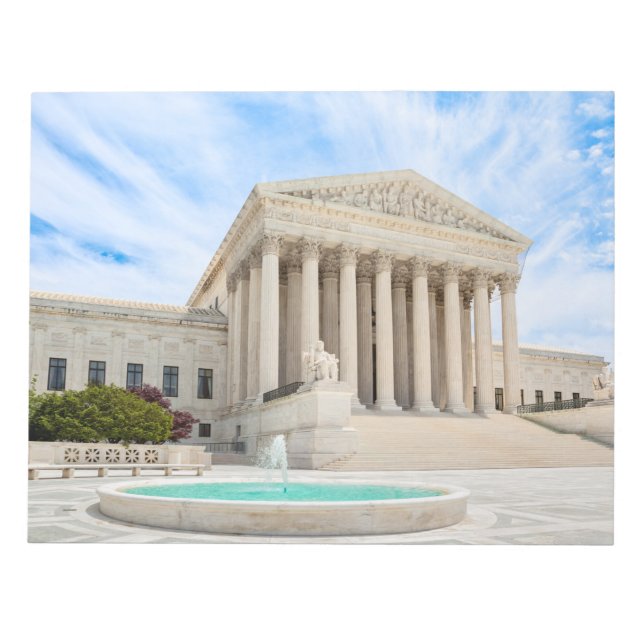 US supreme Court Notizblock (Vorderseite)