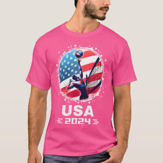 US-Team 2024 Volleyball Shirt für Männer Frauen Ki