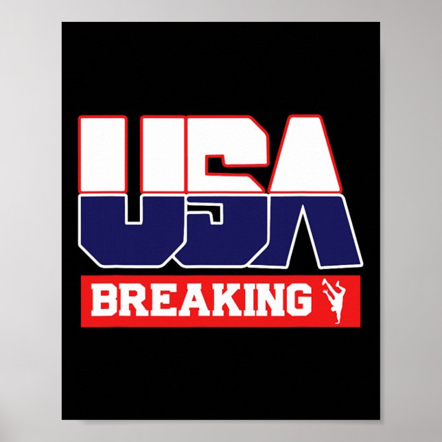 US Team Break Dancing - Men American Sp Poster (Vorne)