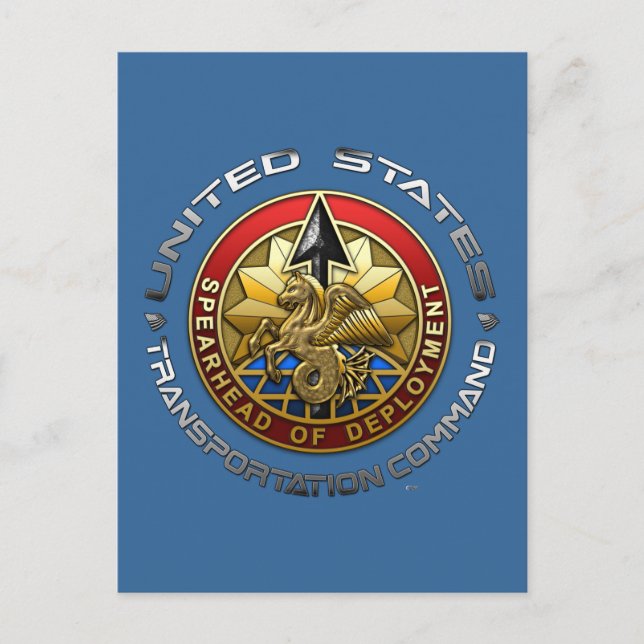 US-Transportkommando Postkarte (Vorderseite)