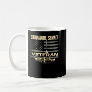 US U-Boot Service Veteran Shirt für Veteran Sub Kaffeetasse