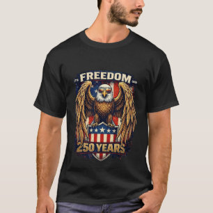 US-Unabhängigkeitsjubiläum 250 T-Shirt, Adler-Tee T-Shirt