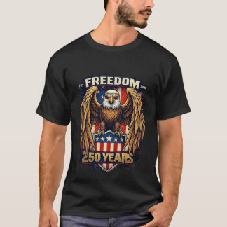 US-Unabhängigkeitsjubiläum 250 T-Shirt, Adler-Tee T-Shirt